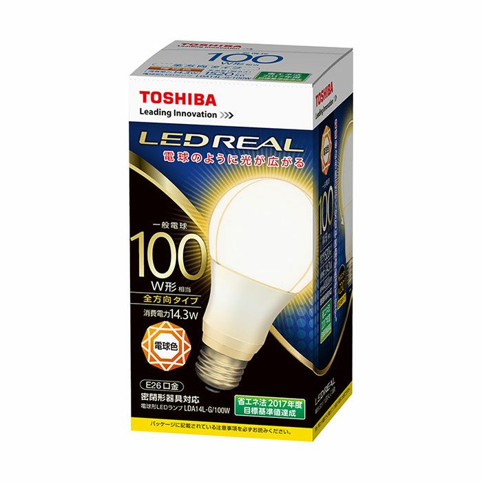 LDA14L-G/100W 東芝ライテック LED電球 電球色 E26 100W相当