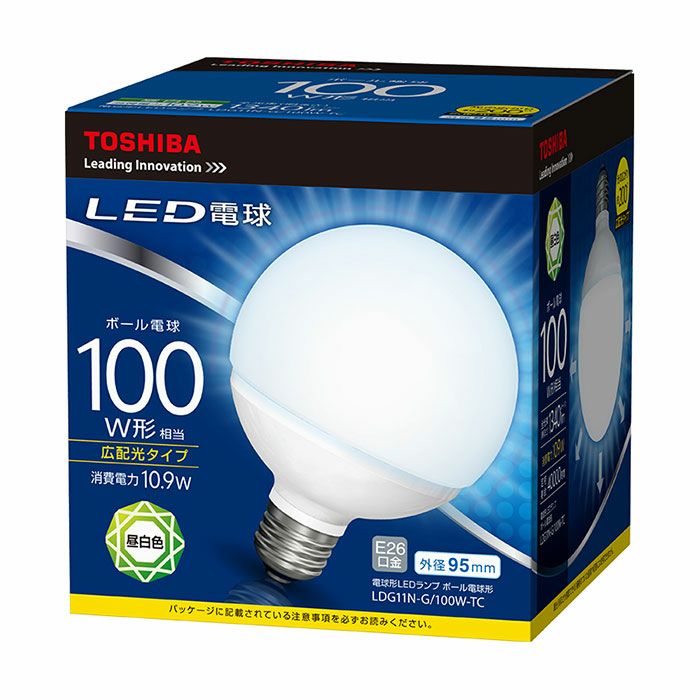 LDG11N-G/100W-TC 東芝ライテック LED電球 昼白色 E26 100W相当