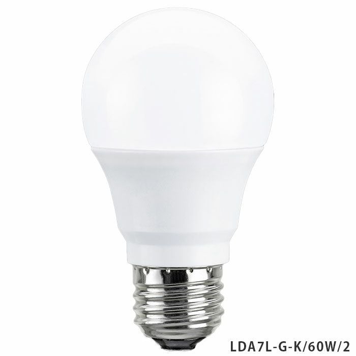 新品　未使用品　東芝　LED電球　60W型　LDA7L-GK/60W/2 19個 商品詳細：LDA7L-G-K/60W/2 | 商品情報検索（商品データベース
