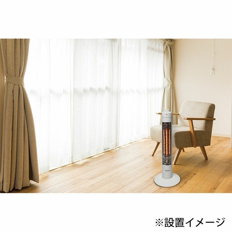 PH-319 テクノス ハロゲンヒーター ホワイト | エアコン・家電通販の