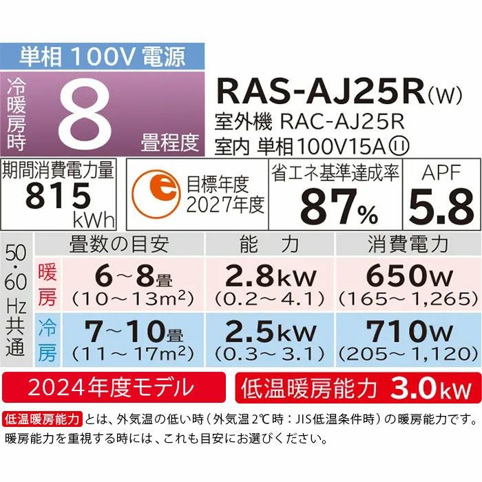 ★日立エアコン、6～8畳　主に6畳用2.2ｋｗ、今年も暑くなりますよ Amazon | 日立 清潔 エアコン 10畳 2.8kW RAS-D28R(W)/SET 白くまくん