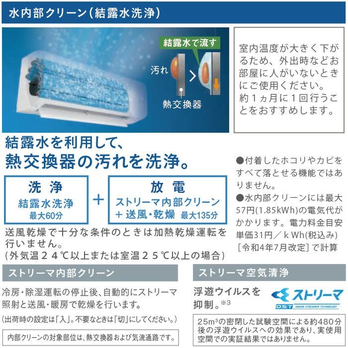年内処分 送料込 ダイキン 19畳 エアコン リビング 2017 利用回数少ない s255atcs-w-sets.jpg