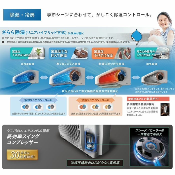標準工事費込み】S715ATRP-W ダイキン ルームエアコン うるさら RX