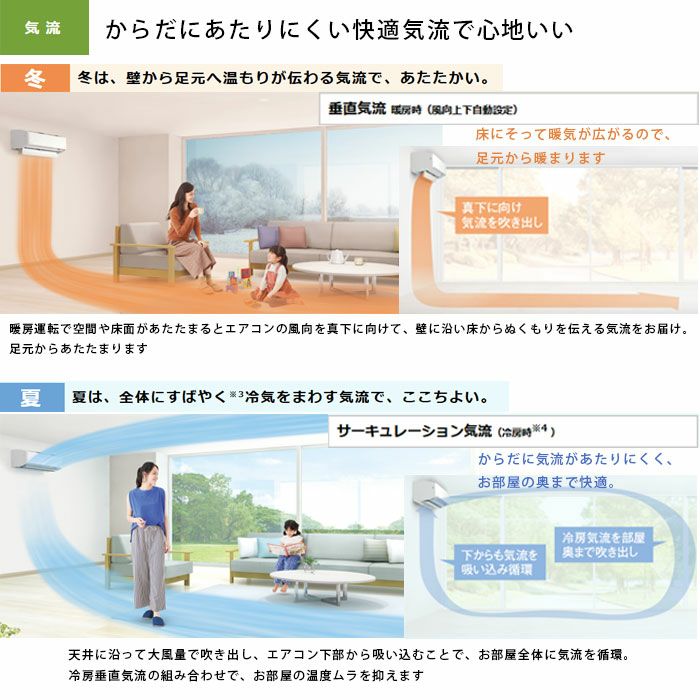 標準工事費込み】S285ATAS-W ダイキン ルームエアコン AXシリーズ 主に