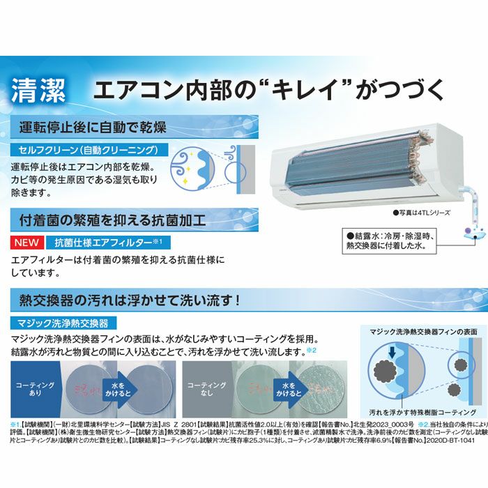 RAS-2514(W) 東芝 ルームエアコン 主に8畳用 | エアコン・家電通販の 