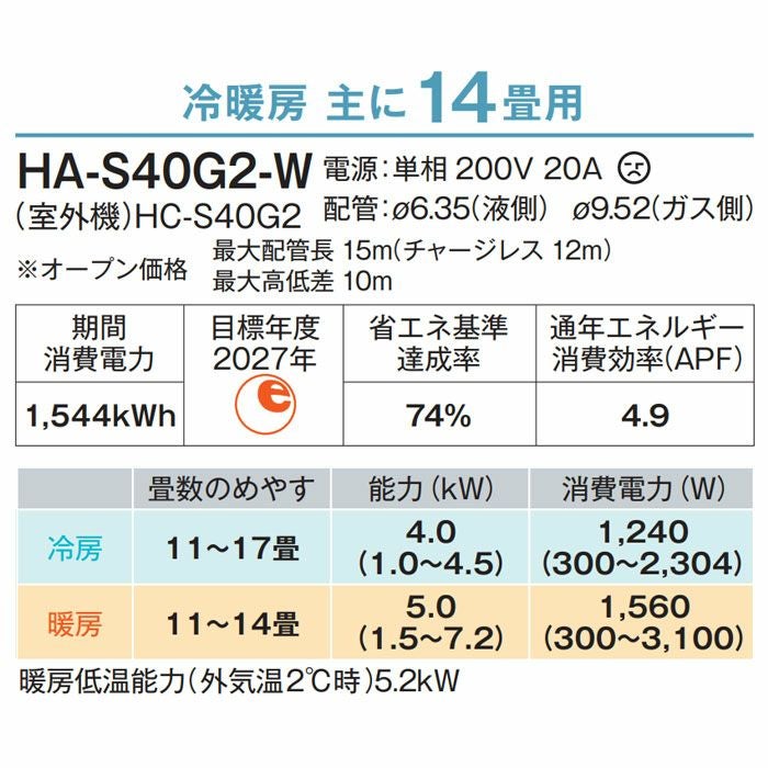 標準取付無料＊安心の1年保証＊ハイセンス 2020年製 6畳用＊AS077