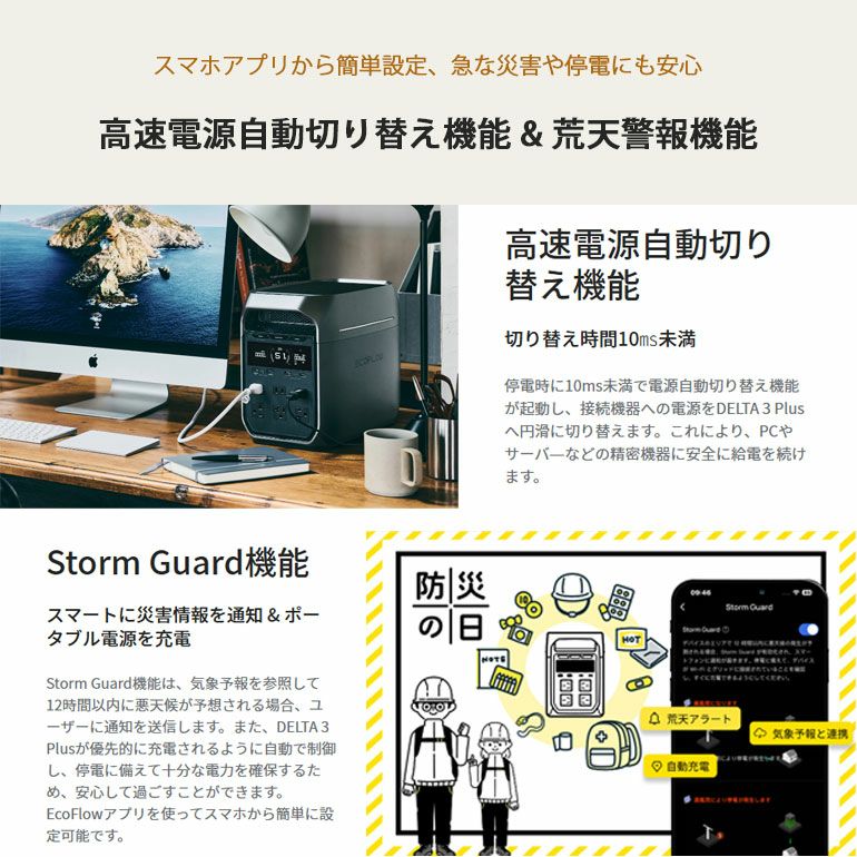 DELTA 3 Plus EcoFlow ポータブル電源 1024Wh | エアコン・家電通販の 