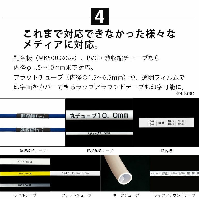 キヤノン ケーブルIDプリンター MK5000 （チューブマーカー/記名板