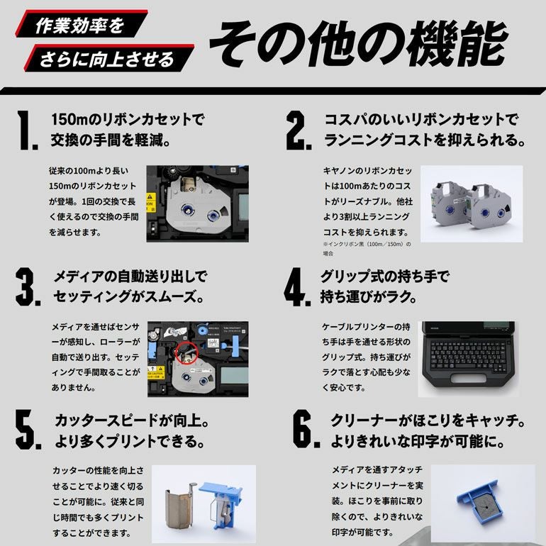 キヤノン ケーブルIDプリンター MK5000 （チューブマーカー/記名板