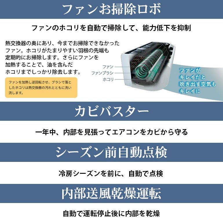 標準工事費込み】RAS-ZJ4026D-W ZJシリーズ 白くまくん エアコン 主に