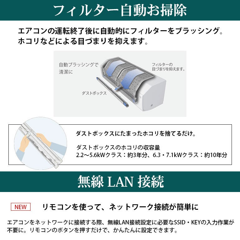 標準工事費込み】S566ATCP-W CXシリーズ ダイキン エアコン 主に18畳用